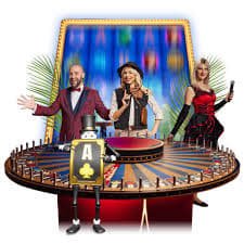 Layar roulette live Asia Gaming dengan wheel berputar dan opsi taruhan